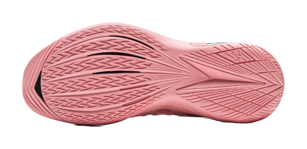 LiNing Buckets Shock Absorbers Slip Resistant Breathable Low Top Basketball Shoes Mens Pink  vjsneaker.com