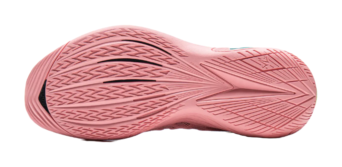 LiNing Buckets Shock Absorbers Slip Resistant Breathable Low Top Basketball Shoes Mens Pink  vjsneaker.com