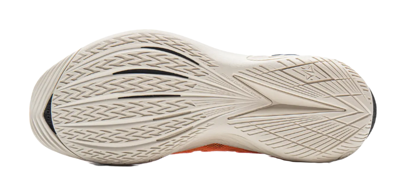 LiNing Buckets Shock Absorbers Slip Resistant Breathable Low Top Basketball Shoes Mens Sun Orange  vjsneaker.com