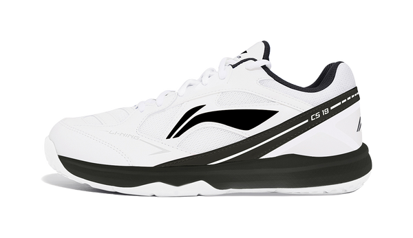 LiNing CS 19 Slip Resistant, Abrasion Resistant, Breathable Badminton Shoes Training Shoes Unisex Black White 