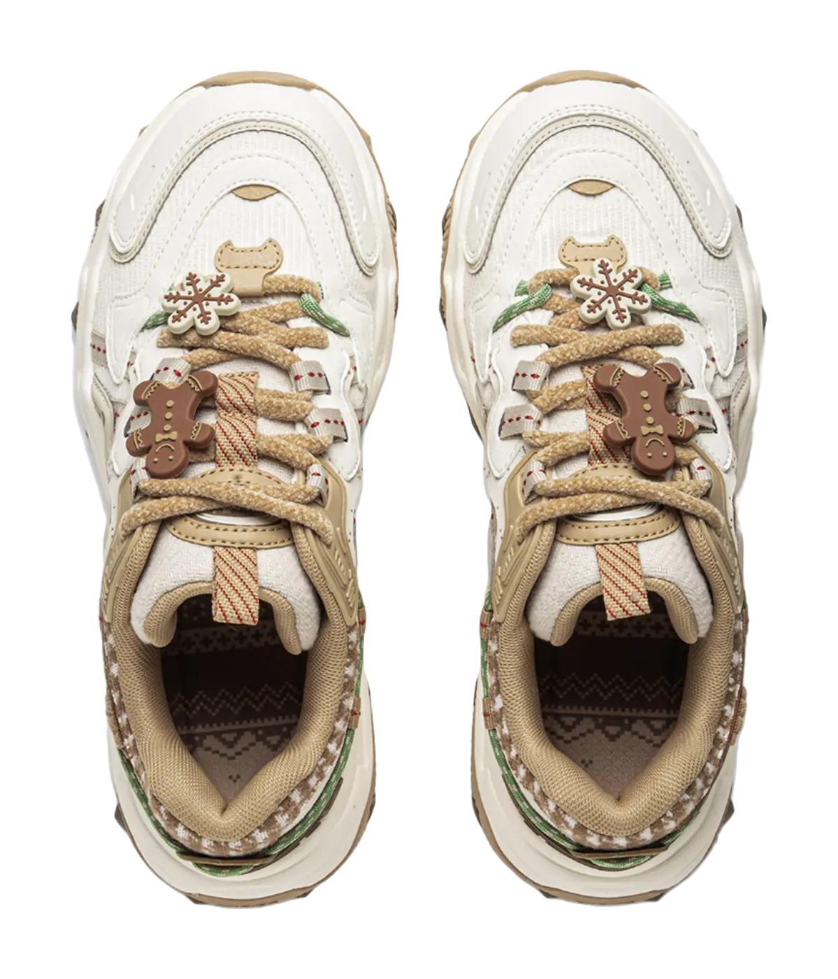 LiNing Cat's Claw Lite 2 Slip Resistant Abrasion Resistant Low top Chunky Sneakers Women's Beige  VJSNEAKER