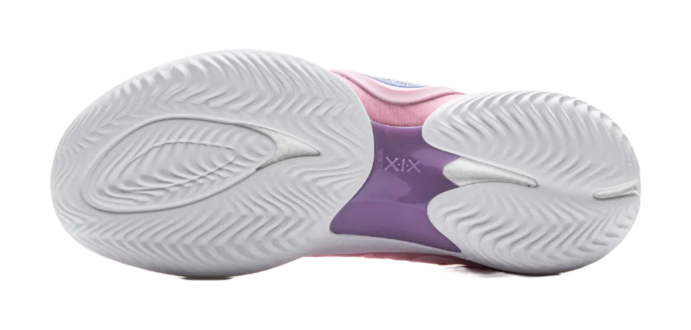 LiNing ChaoShuai 19 Cushioned Slip-Resistant Grip Mid-Top Basketball Shoes Mens Diamond Pink 