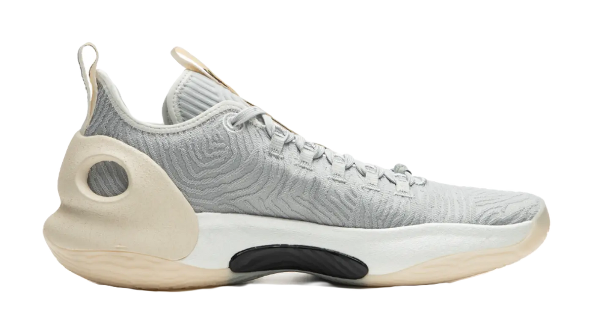 LiNing Charming Ultra Low Anti Slip Wear Resistant Low Top Basketball Shoes Mens Brick Gray 