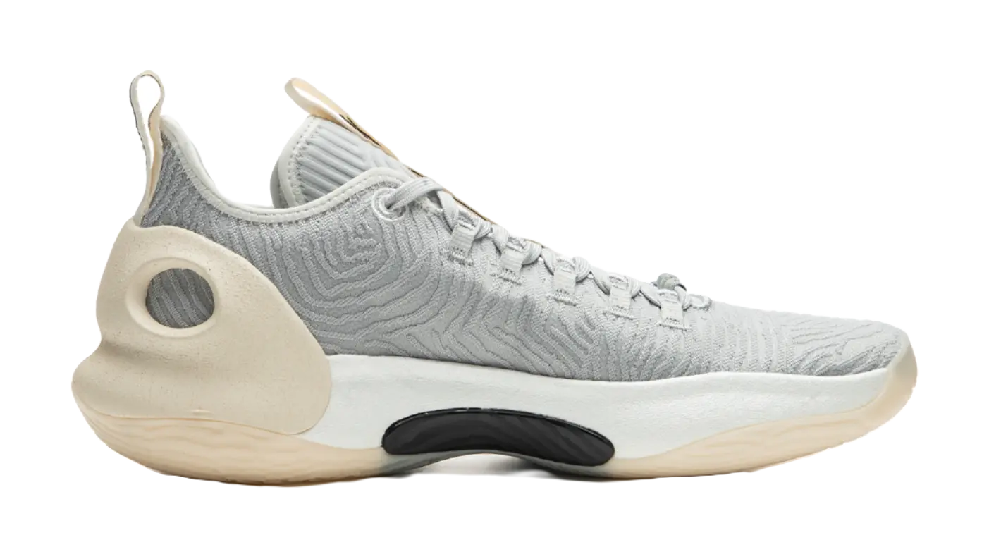 LiNing Charming Ultra Low Anti Slip Wear Resistant Low Top Basketball Shoes Mens Brick Gray 