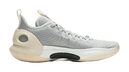 LiNing Charming Ultra Low Anti Slip Wear Resistant Low Top Basketball Shoes Mens Brick Gray 