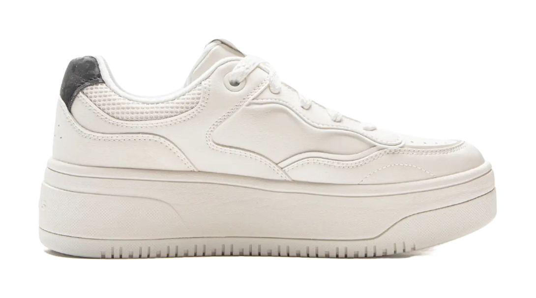 LiNing Cheese 2.0 Slip Resistant Cushioning Abrasion Resistant Breathable Low top Skateboard Shoes Women's Mist White 