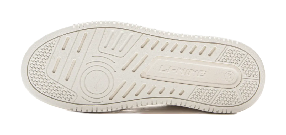 LiNing Cheese 2.0 Slip Resistant Cushioning Abrasion Resistant Breathable Low top Skateboard Shoes Women's Mist White 