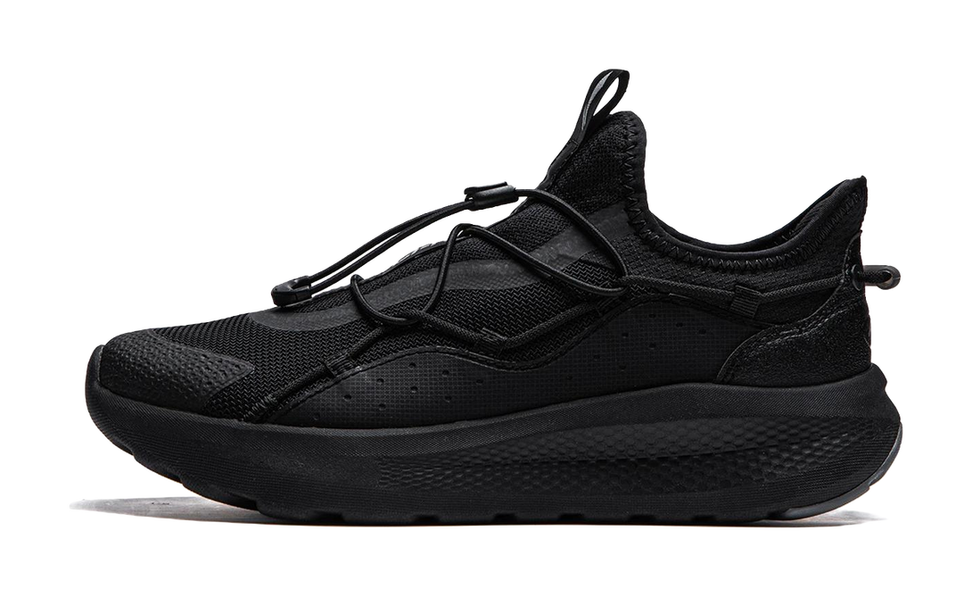 LiNing Cloud Ease Slip On Shock Absorbers Slip Resistant Abrasion Resistant Breathable Low top Casual Shoes Men's Black 