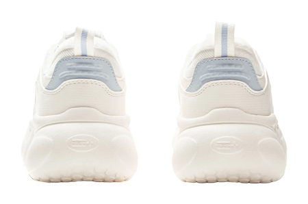 LiNing Clouds Cushioning Slip Resistant Abrasion Resistant Lightweight Rebound Low top Casual Shoes Womens Mist White  vjsneaker.com