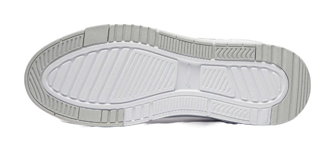 LiNing Common 80s Anti-Slip Wear-Resistant Low-Top Skateboard Shoes Men's White 