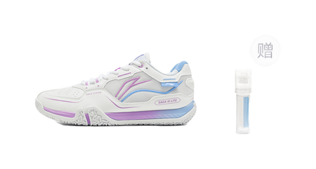 LiNing Cushioned Slip-Resistant Coverage Low-Top Badminton Shoes Unisex Standard White 