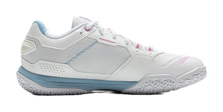 LiNing Cushioned Slip-Resistant Coverage Low-Top Badminton Shoes Unisex Standard White 