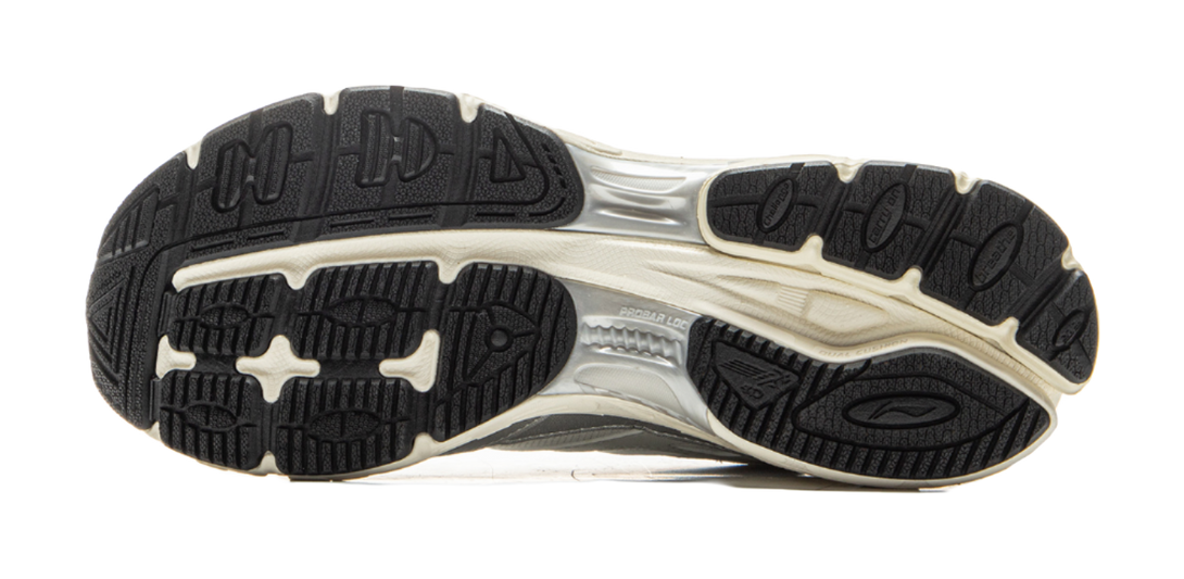 LiNing Cushioning Anti-Slip And Wear-Resistant Low-Top Casual Running Shoes Women's Silver Gray 