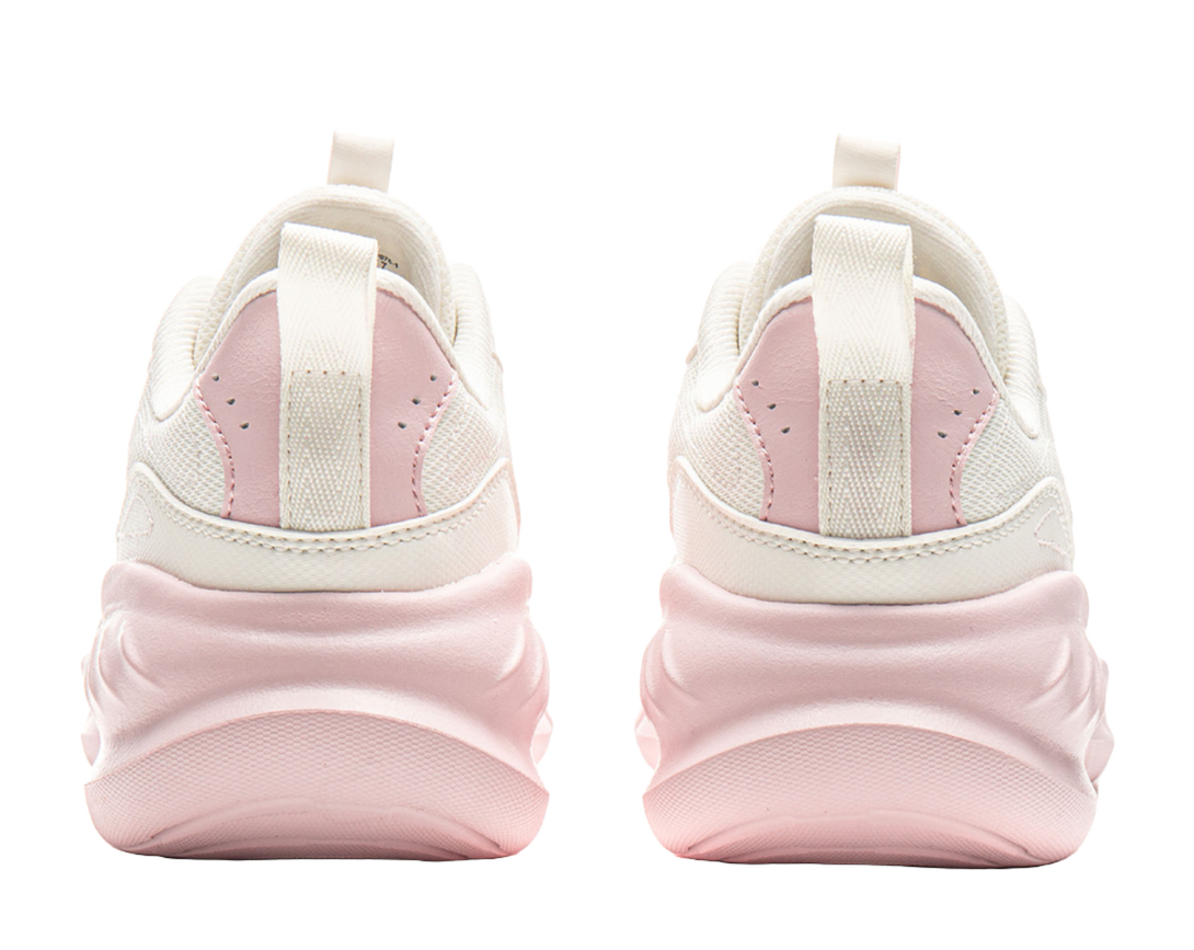 LiNing Cushioning, Abrasion Resistant, Breathable, Lightweight Low Top Sprint Running Shoes Women's Ivory 