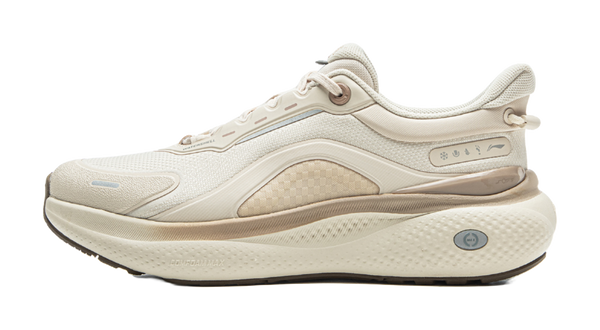 LiNing Cushioning, Slip Resistant, Abrasion Resistant, Height Increasing Low top Casual Shoes Women's Gray 