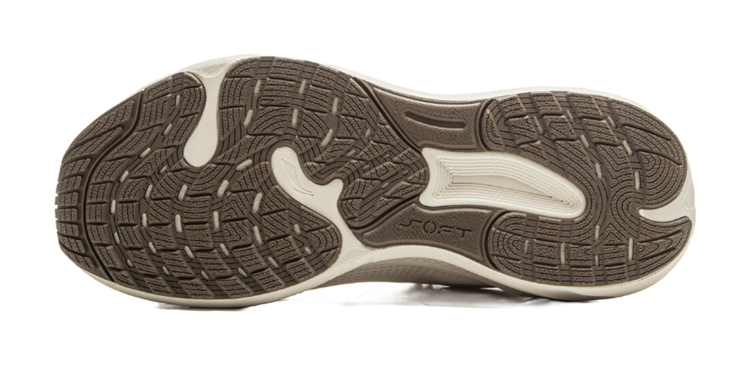 LiNing Cushioning, Slip Resistant, Abrasion Resistant, Height Increasing Low top Casual Shoes Women's Gray 