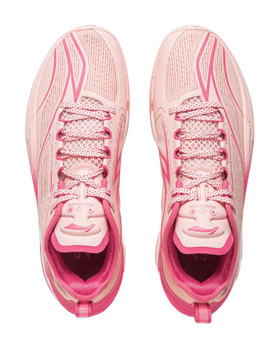 LiNing Cushioning, Slip Resistant, Abrasion Resistant, Rebound Grip Low Top Basketball Shoes Mens Frosting Pink  vjsneaker.com