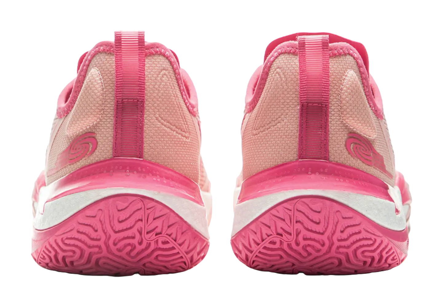 LiNing Cushioning, Slip Resistant, Abrasion Resistant, Rebound Grip Low Top Basketball Shoes Mens Frosting Pink  vjsneaker.com