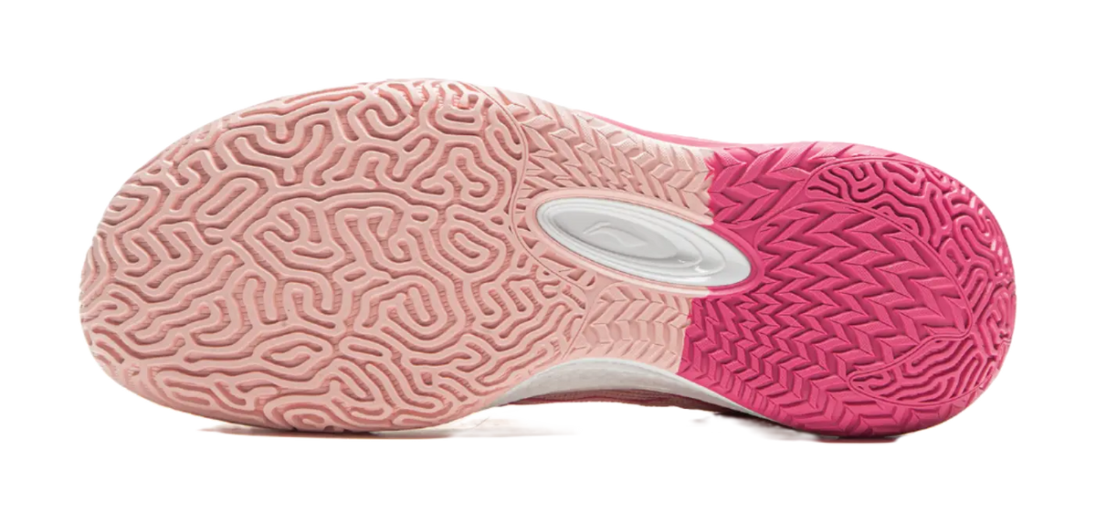 LiNing Cushioning, Slip Resistant, Abrasion Resistant, Rebound Grip Low Top Basketball Shoes Mens Frosting Pink  vjsneaker.com