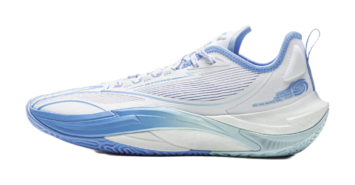 LiNing Cushioning, Slip Resistant, Abrasion Resistant, Rebound Grip Low Top Basketball Shoes Mens Standard White  vjsneaker.com