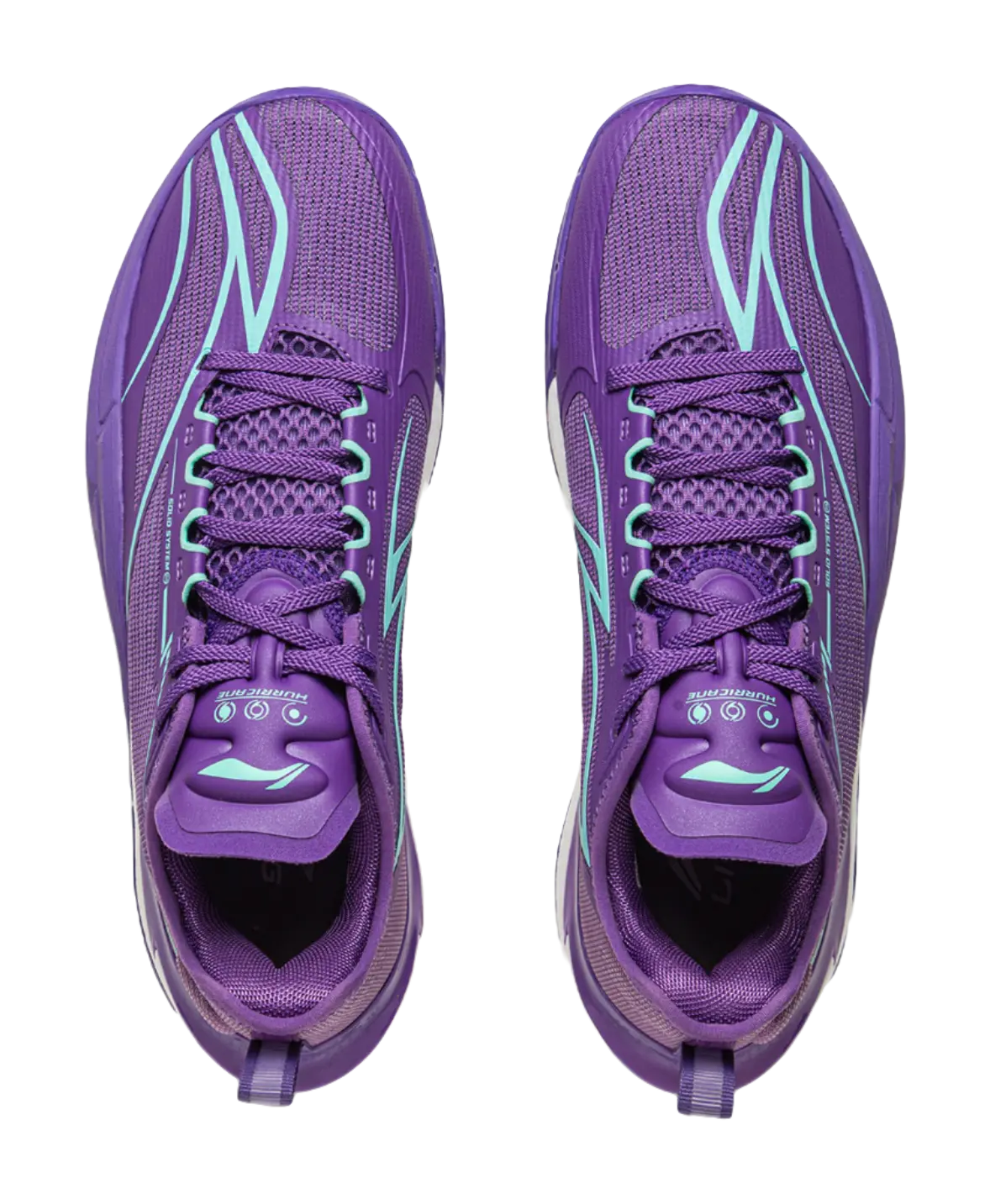 LiNing Cushioning, Slip Resistant, Abrasion Resistant, Rebound Grip Low Top Basketball Shoes Mens Zircon Purple  vjsneaker.com