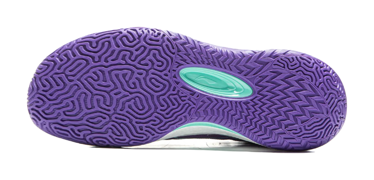 LiNing Cushioning, Slip Resistant, Abrasion Resistant, Rebound Grip Low Top Basketball Shoes Mens Zircon Purple  vjsneaker.com
