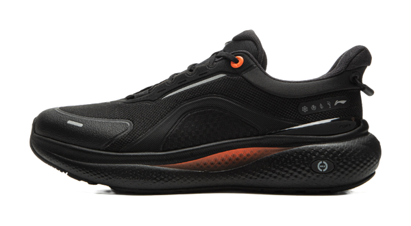 LiNing Cushioning, Slip Resistant, Abrasion Resistant, Waterproof, Height Increasing Low top Casual Shoes Men's Black 