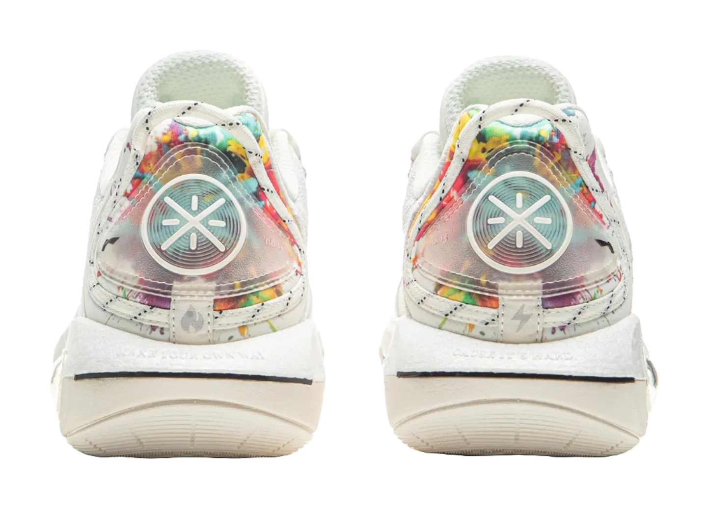 LiNing Cushioning, Wear Resistant Low top Basketball Shoes Mens Champagne White 