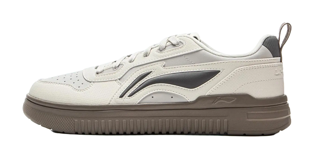 LiNing Cyan Cloud Cushioned Anti-Slip Wear-Resistant Breathable Lightweight Low-Top Casual Shoes Men's Beige Brown 