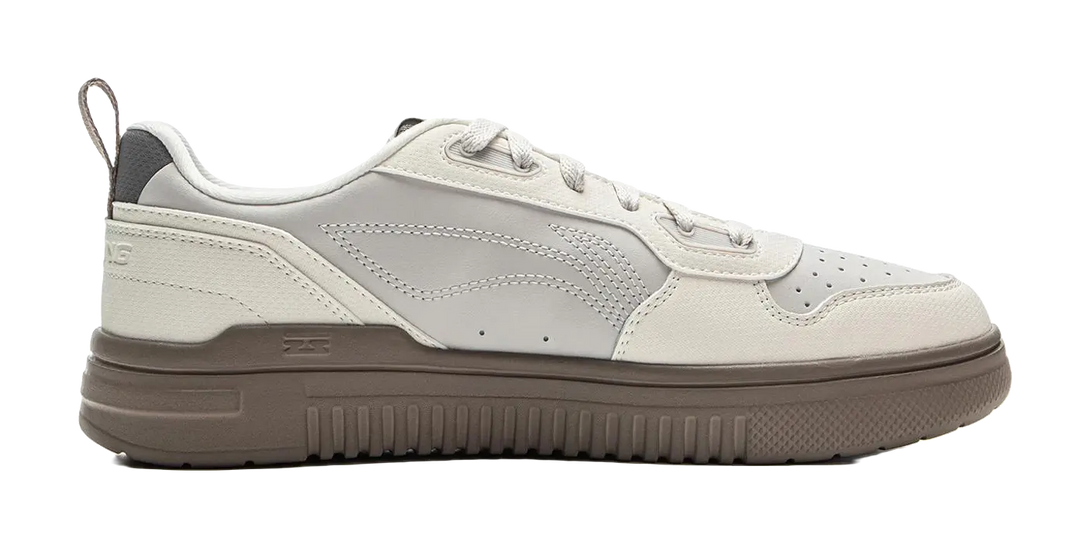 LiNing Cyan Cloud Cushioned Anti-Slip Wear-Resistant Breathable Lightweight Low-Top Casual Shoes Men's Beige Brown 