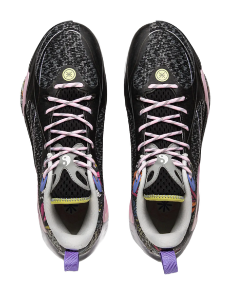 LiNing DLO1 Cushioning Slip Resistant Abrasion Resistant Lightweight Rebound Grip Low top Basketball Shoes Mens Black  vjsneaker.com