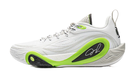 LiNing DLO1 Cushioning, Slip Resistant, Abrasion Resistant, Rebound Grip Low Top Basketball Shoes Mens Standard White  vjsneaker.com