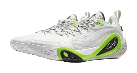 LiNing DLO1 Cushioning, Slip Resistant, Abrasion Resistant, Rebound Grip Low Top Basketball Shoes Mens Standard White  vjsneaker.com