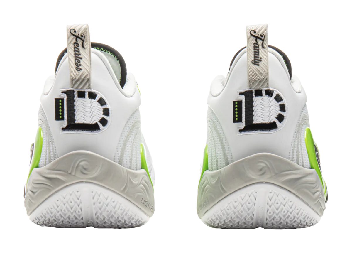 LiNing DLO1 Cushioning, Slip Resistant, Abrasion Resistant, Rebound Grip Low Top Basketball Shoes Mens Standard White  vjsneaker.com