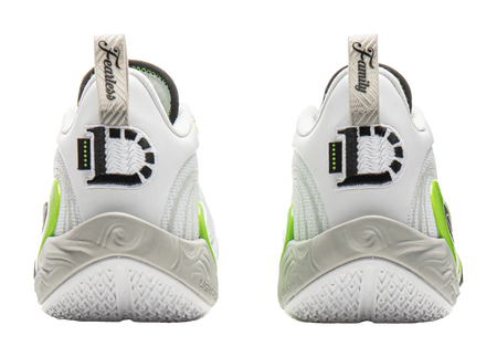 LiNing DLO1 Cushioning, Slip Resistant, Abrasion Resistant, Rebound Grip Low Top Basketball Shoes Mens Standard White  vjsneaker.com