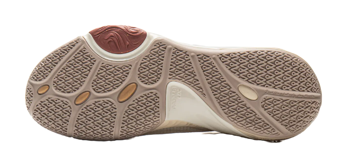 LiNing DLO1 Cushioning, Slip Resistant, Abrasion Resistant, Rebound Grip Low Top Basketball Shoes Mens White Umber  vjsneaker.com