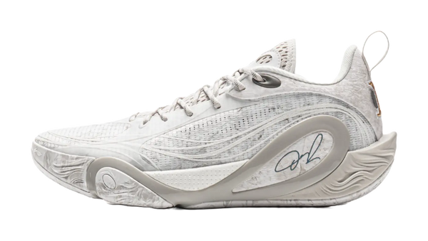 LiNing D'angelo Russell DLO1 Moon Rock - White Grey Basketball Shoes for Men 