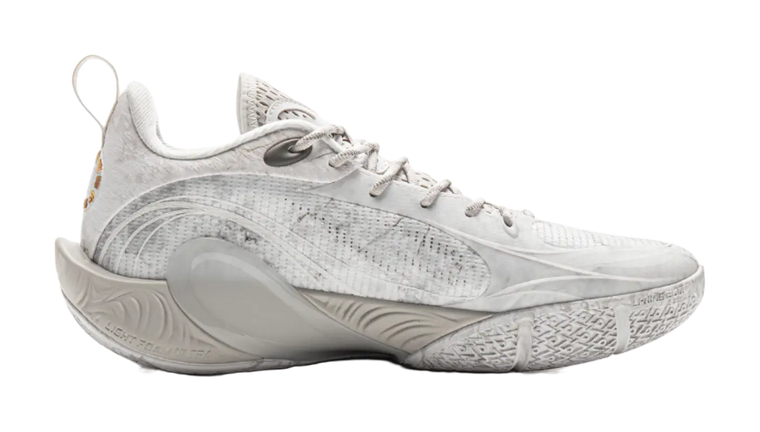 LiNing D'angelo Russell DLO1 Moon Rock - White Grey Basketball Shoes for Men 