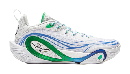 LiNing D'angelo Russell DLO1 - White Gray Basketball Shoes for Men 