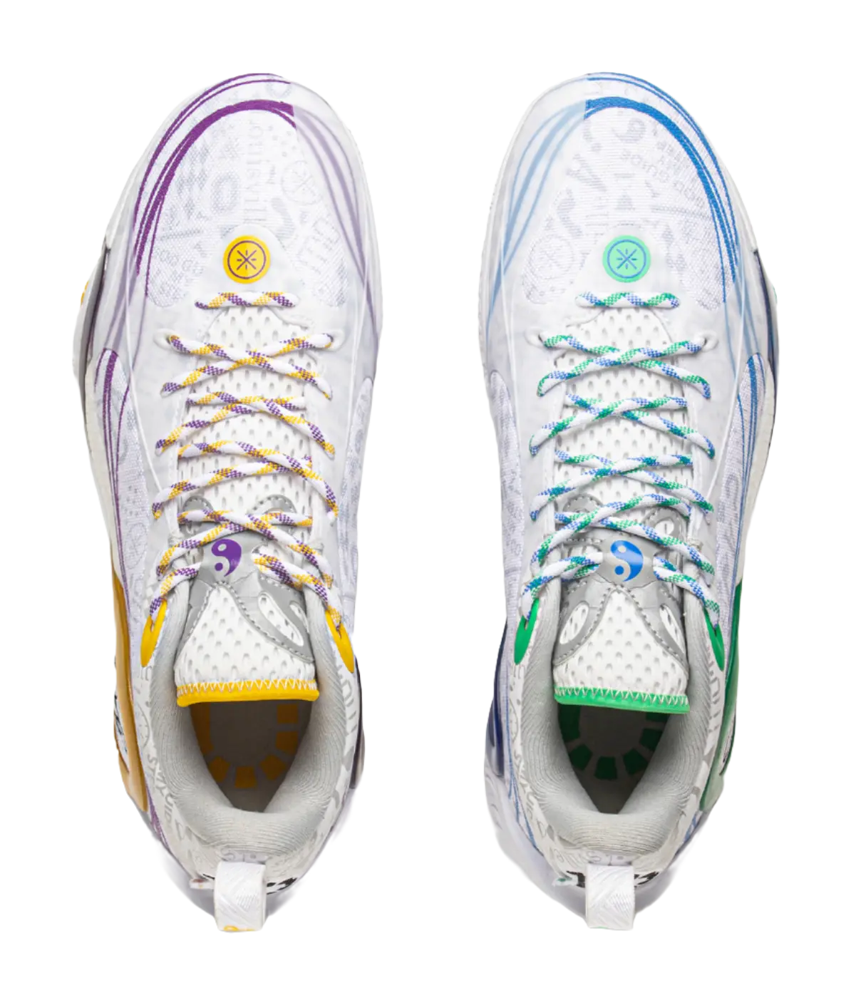 LiNing D'angelo Russell DLO1 - White Gray Basketball Shoes for Men 