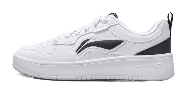 LiNing Early Cloud Lightweight Breathable Height Increasing Low top Skateboard Shoes Men's Standard White 