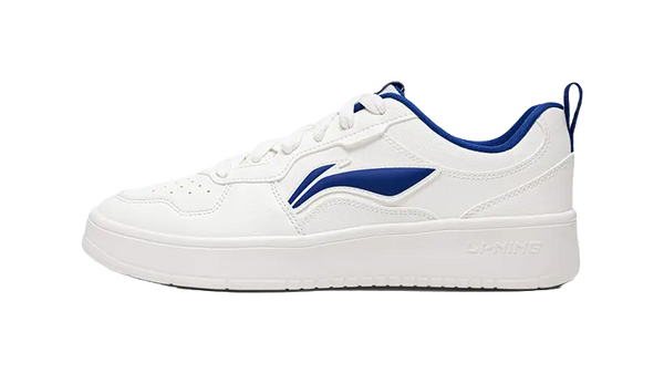 LiNing Early Cloud Wear-Resistant Lightweight Height Increasing Low-Top Skateboard Shoes Men's Ivory Blue 