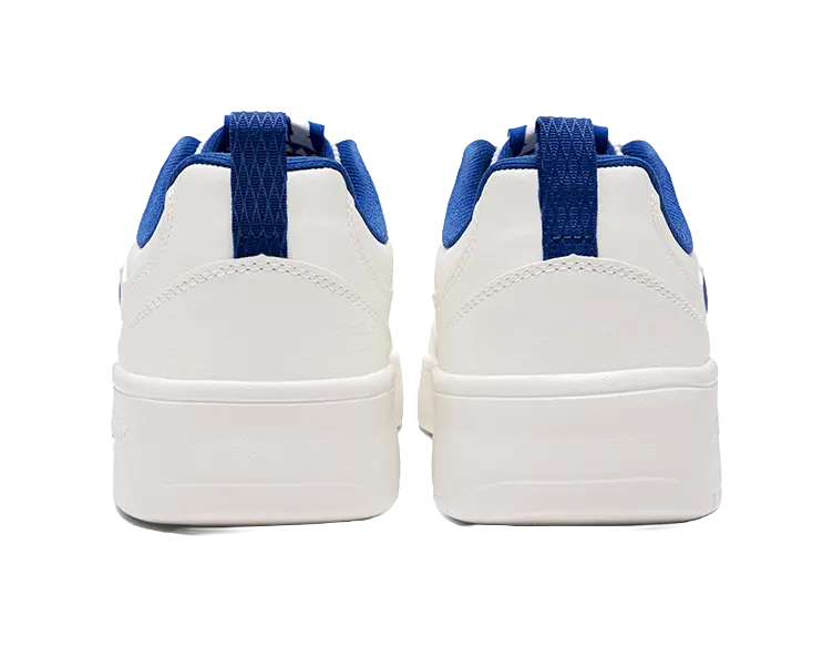 LiNing Early Cloud Wear-Resistant Lightweight Height Increasing Low-Top Skateboard Shoes Men's Ivory Blue 