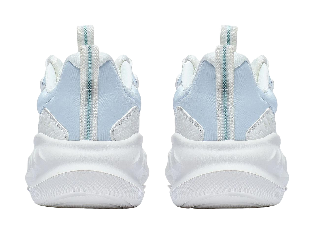 LiNing EasyFit Fle Cushioning Abrasion Resistant Breathable Low top Casual Running Shoes Women's White Blue 