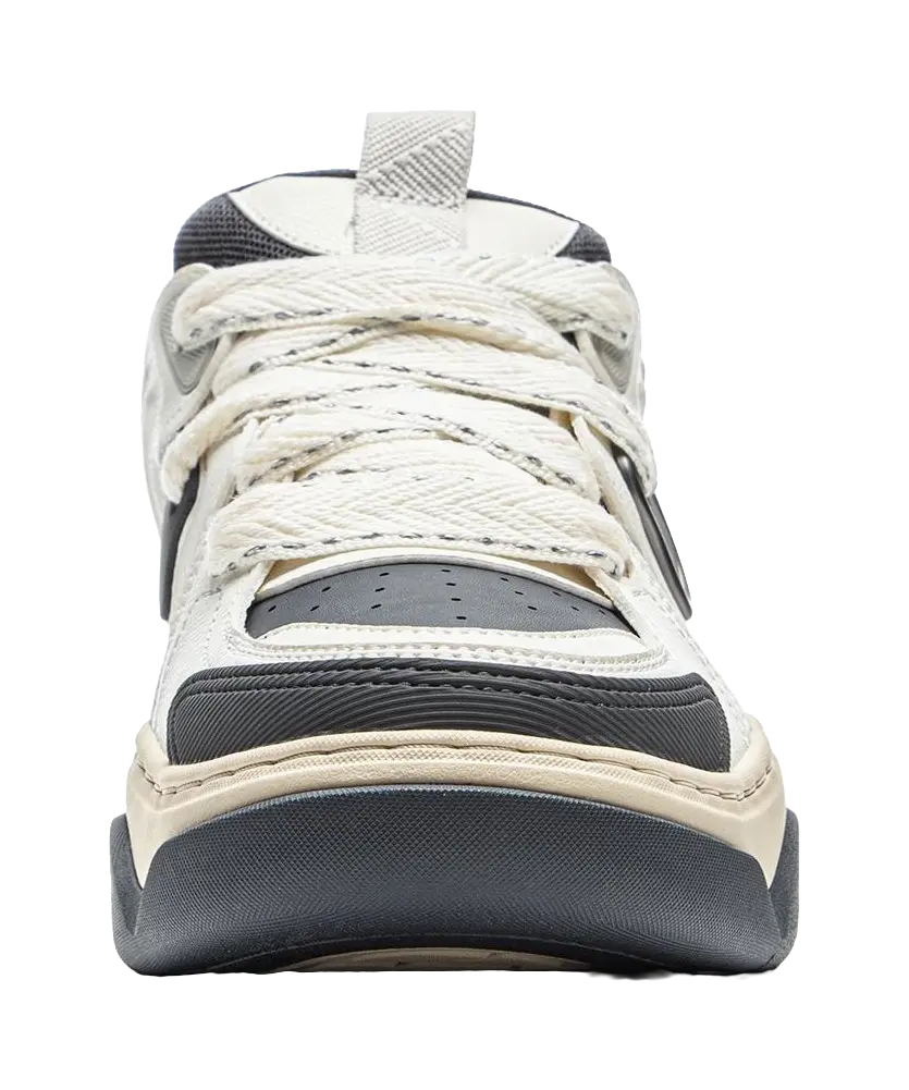 LiNing Expedition 3 Cushioning Anti-Slip And Wear-Resistant Height Increasing Low-Top Casual Shoes Men's White Black 