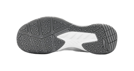 LiNing Feather Cushioning, Abrasion Resistant, Breathable, Lightweight Low top Badminton Shoes Unisex White Silver 