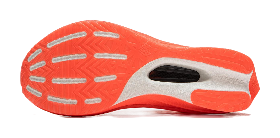 LiNing Feidian 4 Elite Cushioning Anti-Slip Wear-Resistant Breathability Low-Top Running Shoes Unisex Orange Black 
