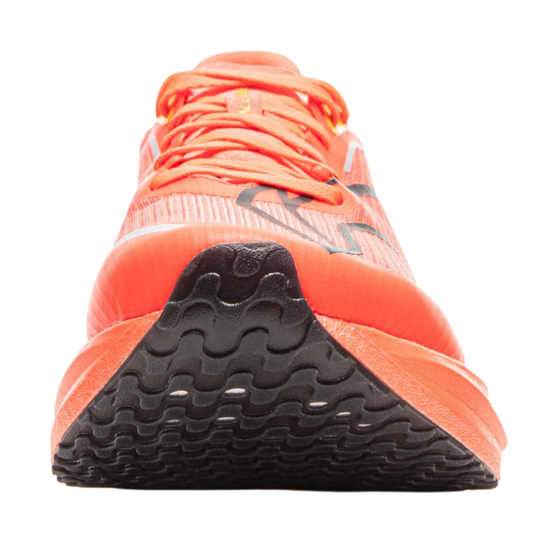 LiNing Feidian 5 Challenger Lightweight Rebound Slip Resistant Low top Carbon Plate Racing Running Shoes Men's Neon Red 