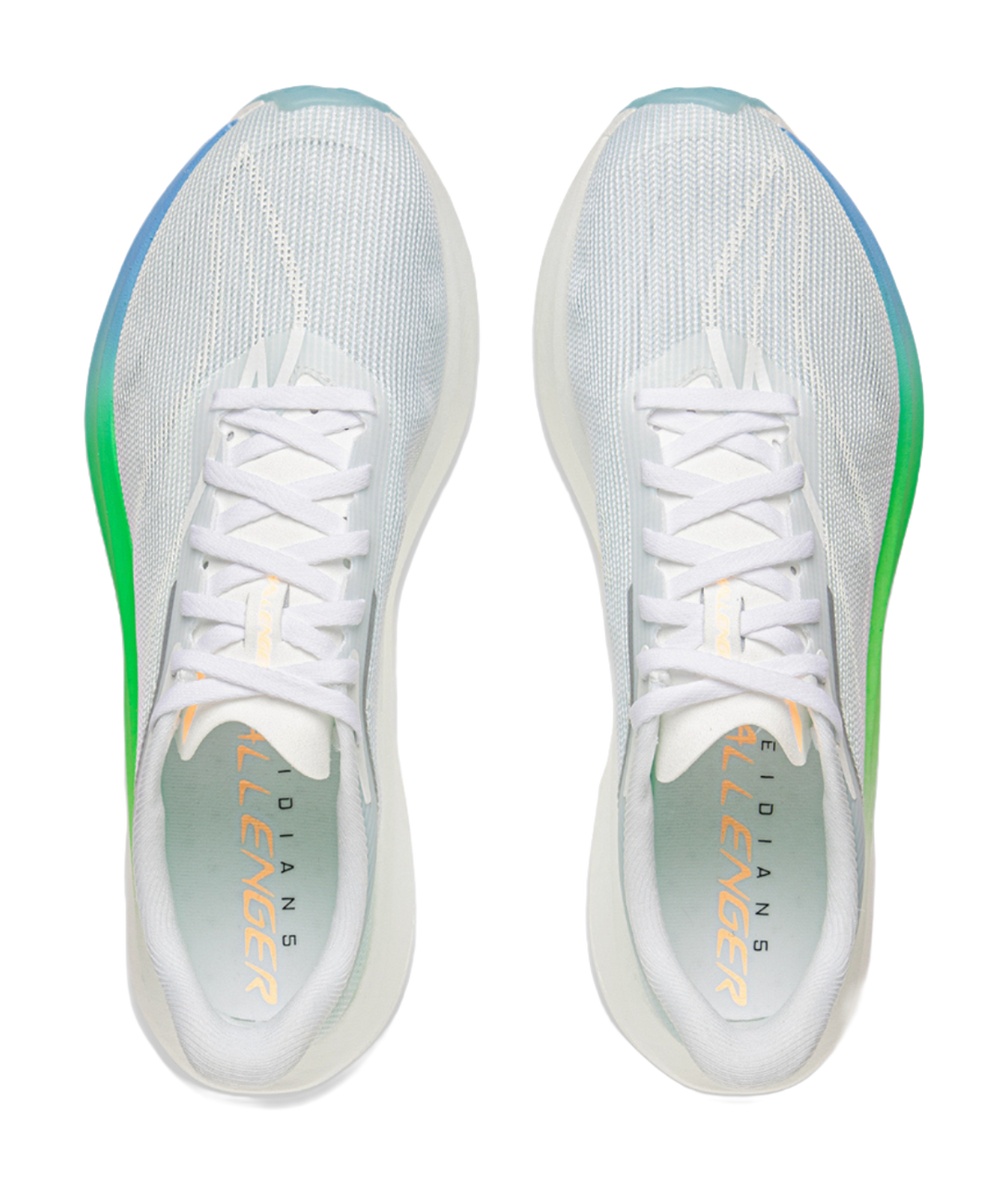 LiNing Feidian 5 Challenger Low Top Running Shoes Women's White Blue Green 