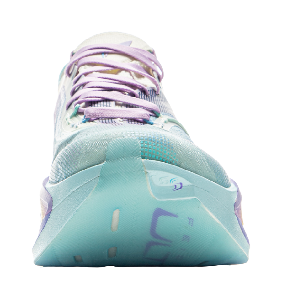 LiNing Feidian 5 ULTRA Cushioning, Slip Resistant, Abrasion Resistant, Rebound Low top Running Shoes Unisex Blue Purple 